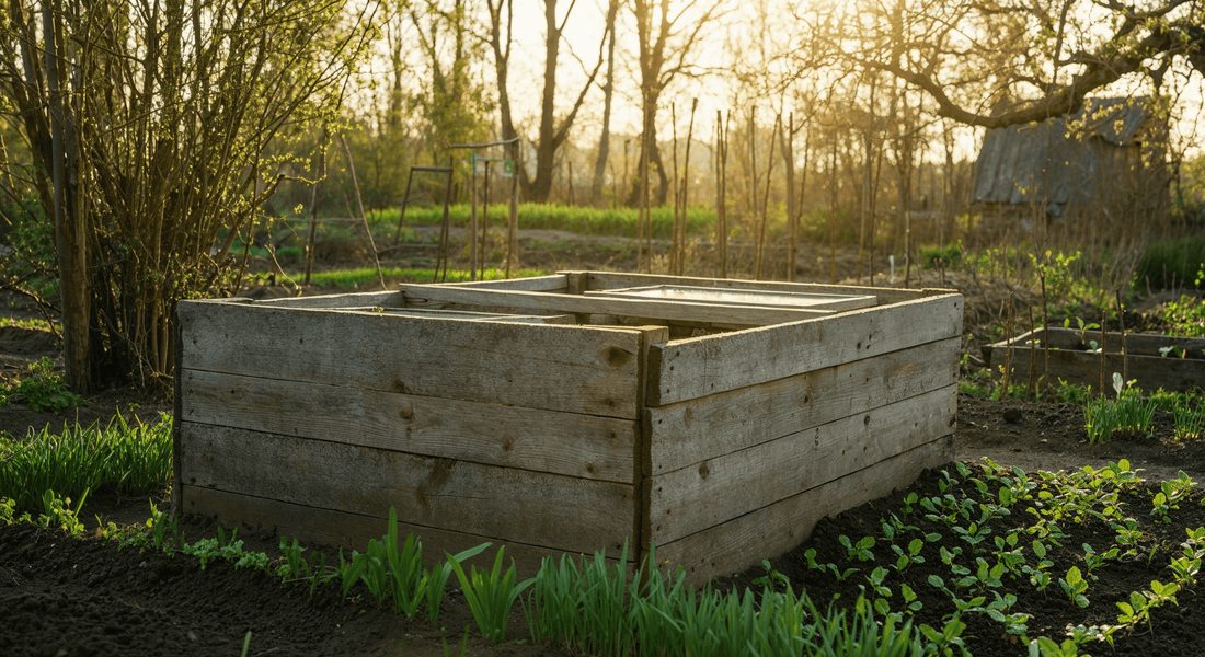 How to build a simple cold frame with reclaimed timber and why it matters for early starts