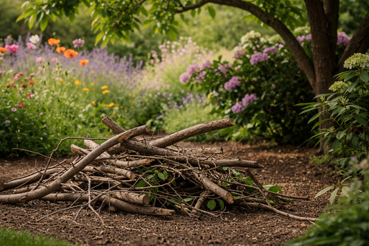 Why composting woody prunings the slow way benefits both your soil and garden wildlife