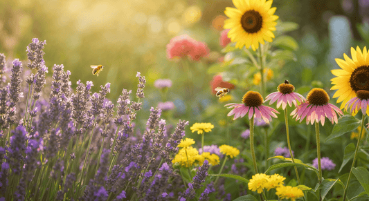 How to grow a bee-friendly cutting garden without using floral foam or imported blooms