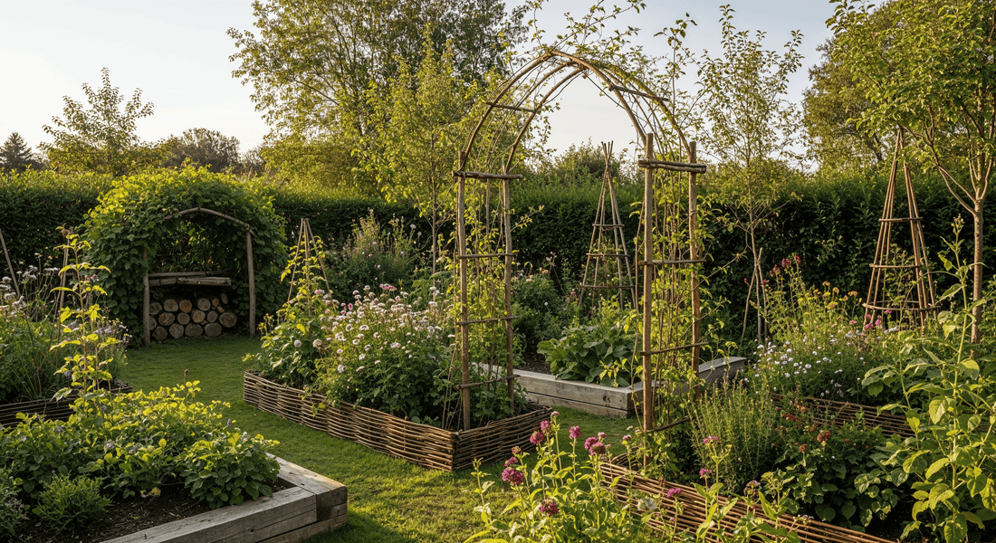 How to Build a Simple Garden Framework with Natural Materials for Climate-Adapted Beauty