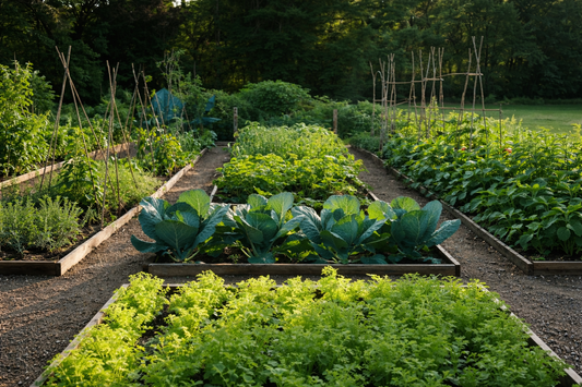 Which heritage vegetable varieties thrive in a no-dig bed and why it matters for soil health