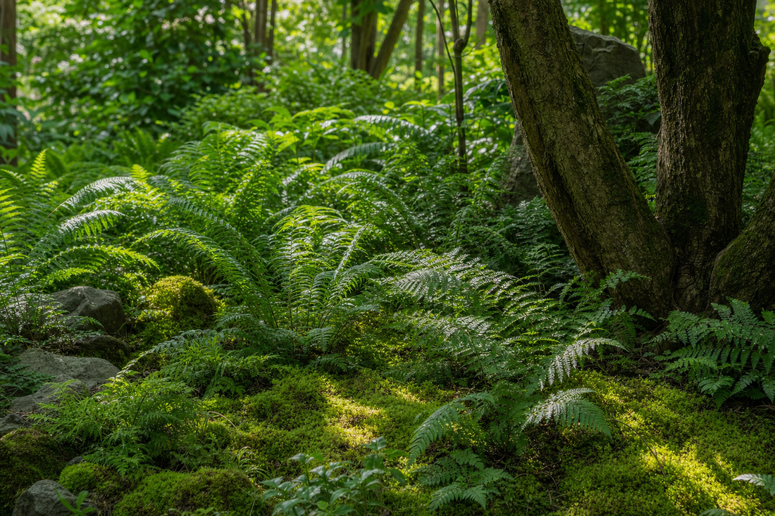 Establishing Biodiverse Ground Covers with Native Ferns and Mosses