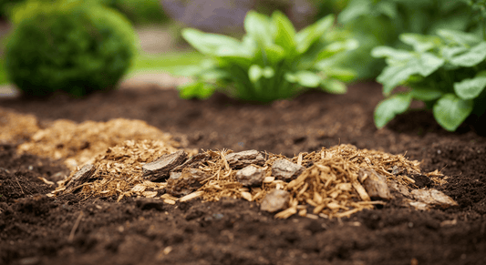 How mulching with leaf mould and bark chips builds healthier soil and cuts down watering