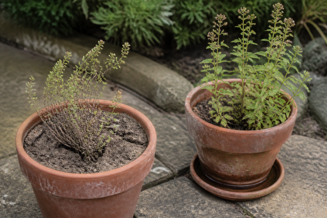Why Pot-Grown Herbs Fade in Summer and How to Stop It Happening