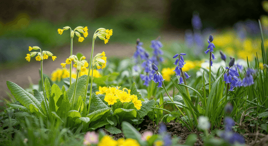 How choosing British native flowers for spring cuts carbon and boosts early pollinators