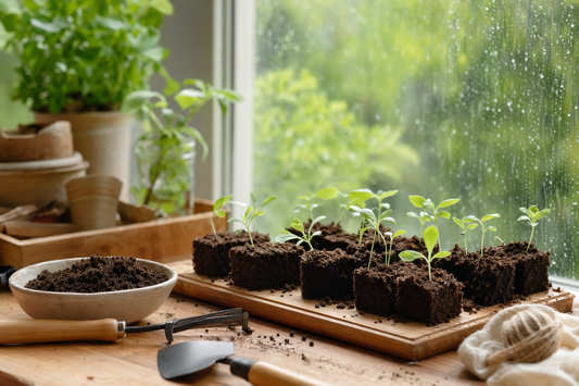 Why Swapping Plastic Seed Trays for Soil Blocks Strengthens Seedling Roots