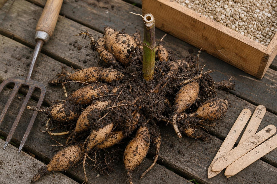 What to Do with Lifted Dahlias and How to Store Them Through Winter