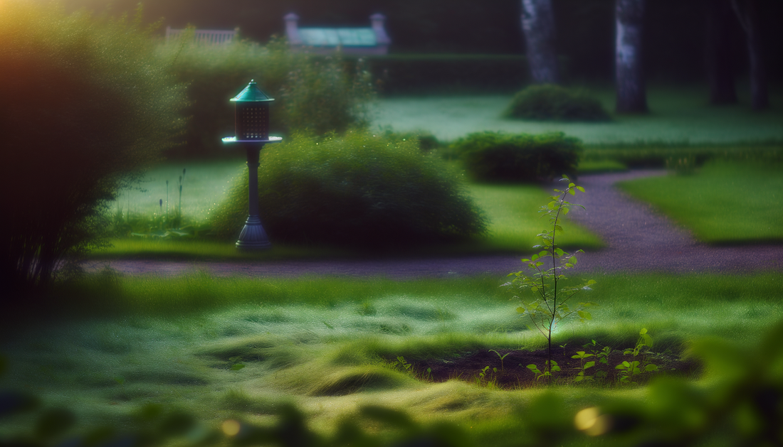 When a single oak sapling sprouted beneath the bird feeder I was reminded that nature often sows what we most need to grow