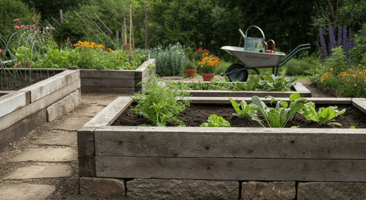 How to build raised beds from salvage and fill them with compost that feeds your soil not just your plants