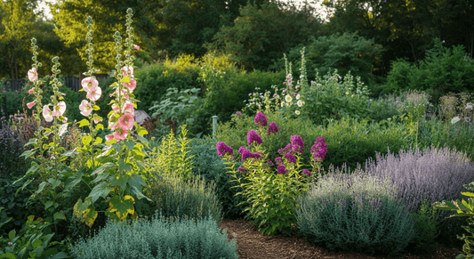 How growing cottage garden classics like hollyhocks and phlox can still fit into a climate-resilient planting plan