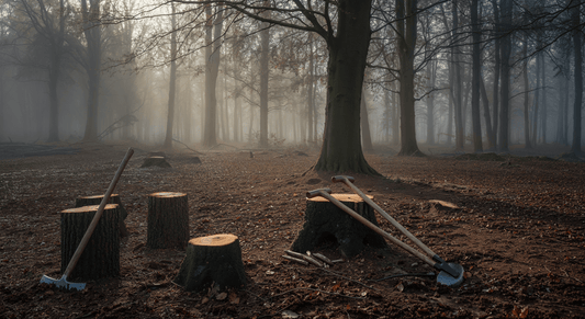 On crisp winter mornings I find peace in coppicing hazel and listening to the old rhythm of sustainable woodland care