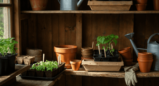 How to eliminate plastic from your potting shed and still support every stage of seedling growth