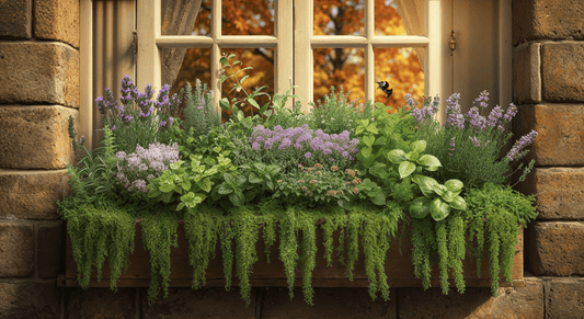 Why filling window boxes with British-grown herbs is a small act of hope for pollinators and planet