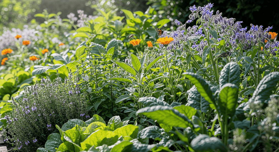 How to companion plant with native herbs to deter pests and enhance soil