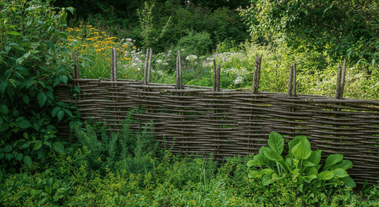 How willow hurdles brought structure to my beds and invited wildlife without a single nail or plastic tie
