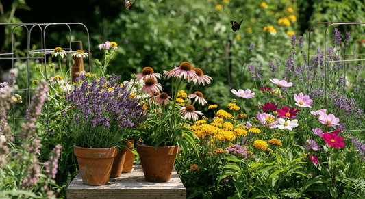 How to choose the right flowers for a cutting garden that feeds pollinators and avoids plastic