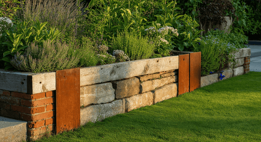 How to choose reclaimed materials for garden borders that age well and support wildlife