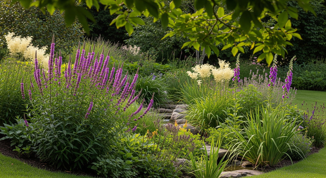 How to build a rain garden to manage water sustainably and support pollinators all year