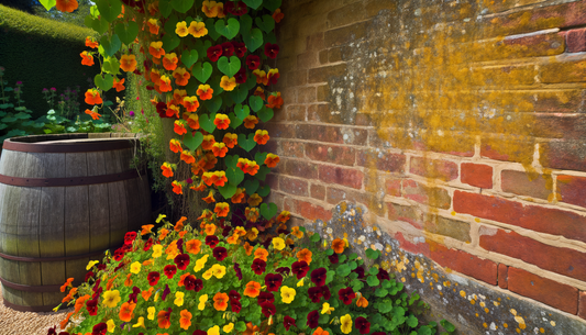 When nasturtiums spill over a sun-warmed wall, and I remember why small choices shape a greener garden world