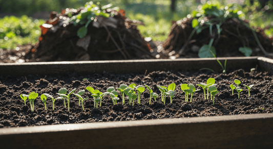 Why composting your own seed sowing mix is better for seedlings and the soil beneath them