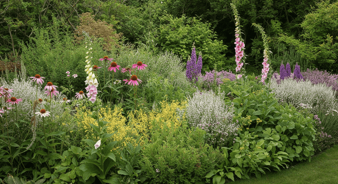 How to create a wildlife-friendly border using cottage perennials and layered planting