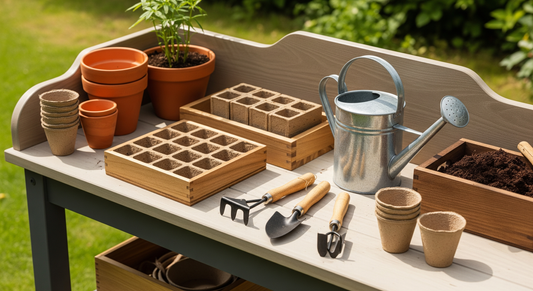 How Eliminating Plastic from Your Potting Bench Can Fit Seamlessly Into Your Routine