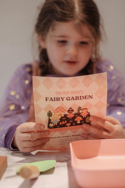 Fairy Gardening Kit for Kids - Complete Sensory Play Set with Real Seeds, Soil & Accessories | The Playmakers Co