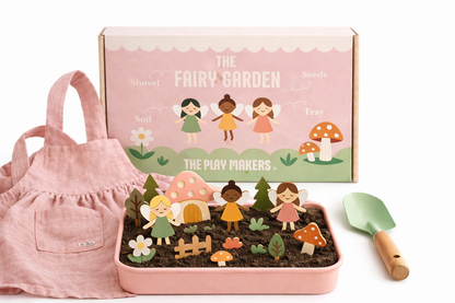 Fairy Gardening Kit for Kids - Complete Sensory Play Set with Real Seeds, Soil & Accessories | The Playmakers Co