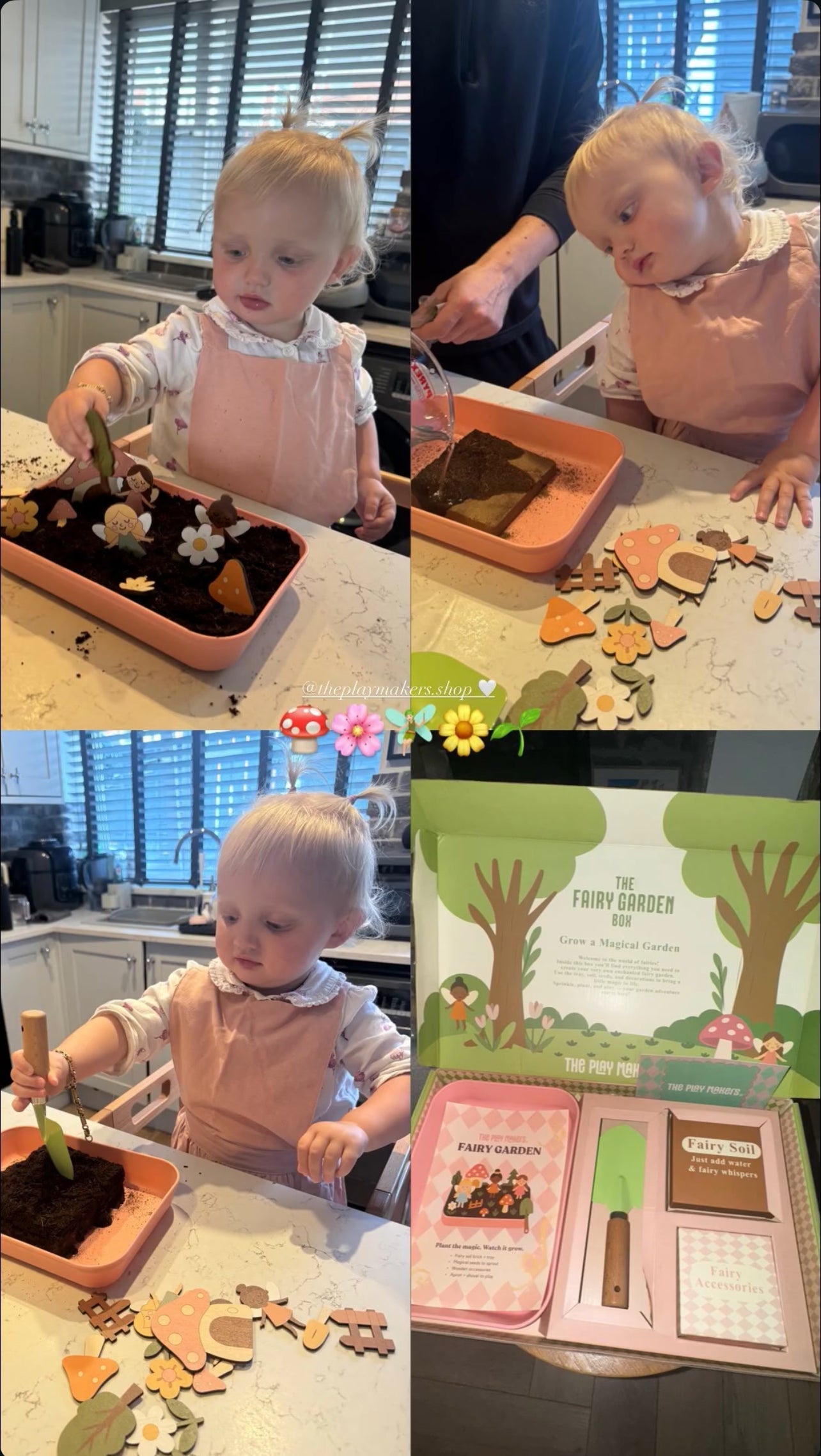 Fairy Gardening Kit for Kids - Complete Sensory Play Set with Real Seeds, Soil & Accessories | The Playmakers Co