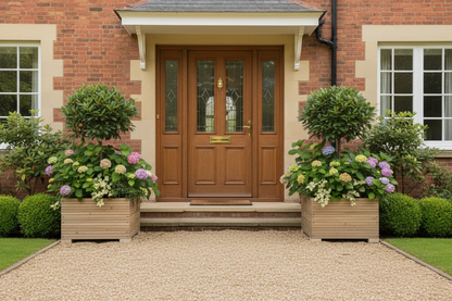 Square Wooden Decking Planter - Handmade UK Pressure-Treated Garden Planter