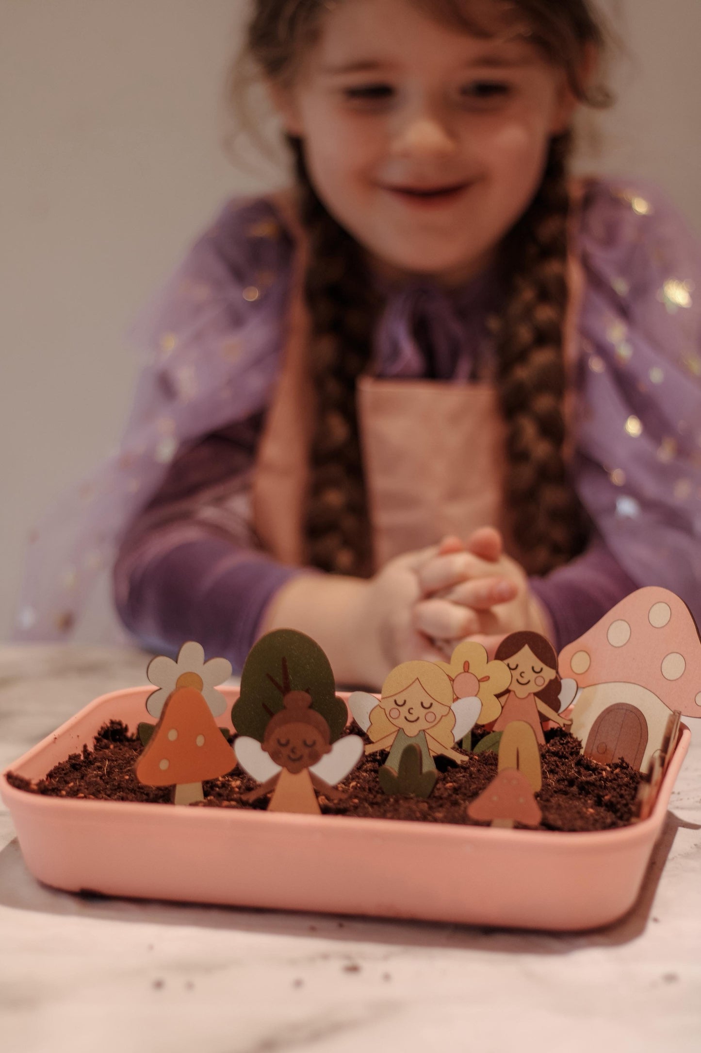 Fairy Gardening Kit for Kids - Complete Sensory Play Set with Real Seeds, Soil & Accessories | The Playmakers Co