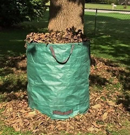 Large 272L Reusable Garden Waste Sack | Durable Green Refuse Bag Heavy Duty
