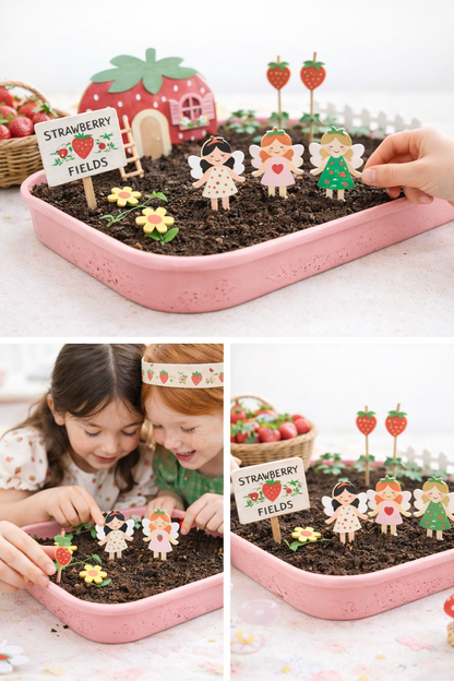 Fairy Gardening Kit for Kids - Complete Sensory Play Set with Real Seeds, Soil & Accessories | The Playmakers Co