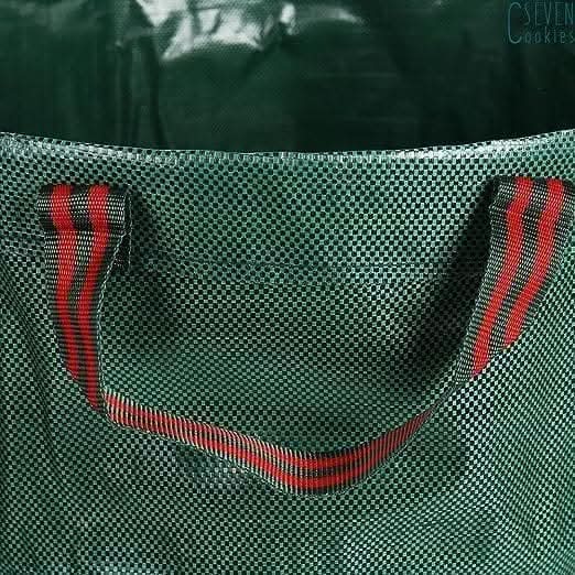 Large 272L Reusable Garden Waste Sack | Durable Green Refuse Bag Heavy Duty