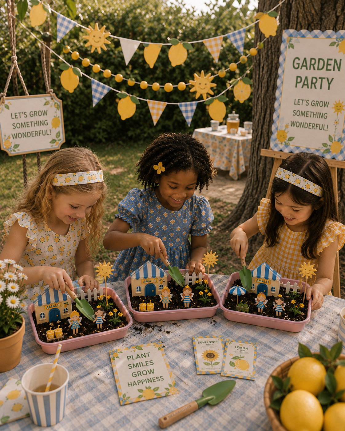 Fairy Gardening Kit for Kids - Complete Sensory Play Set with Real Seeds, Soil & Accessories | The Playmakers Co