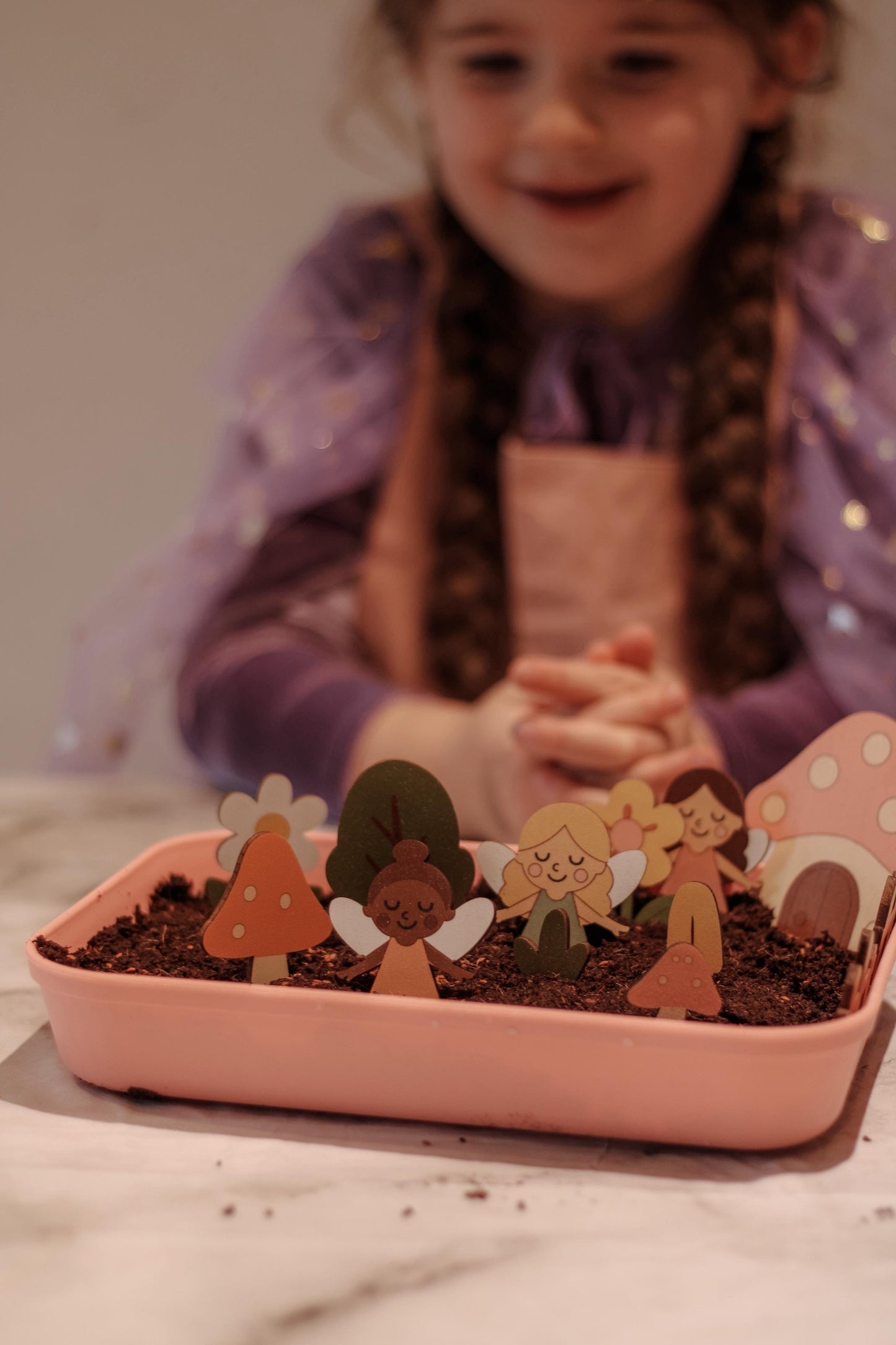 Fairy Gardening Kit for Kids - Complete Sensory Play Set with Real Seeds, Soil & Accessories | The Playmakers Co