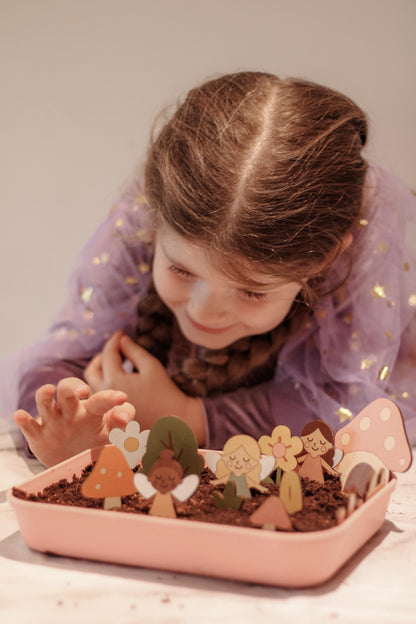 Fairy Gardening Kit for Kids - Complete Sensory Play Set with Real Seeds, Soil & Accessories | The Playmakers Co