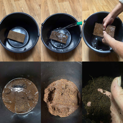 Coco Coir Brick 650g - Organic Coconut Fiber Soil Amendment for Plants & Gardens