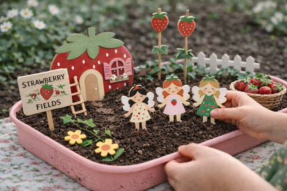 Fairy Gardening Kit for Kids - Complete Sensory Play Set with Real Seeds, Soil & Accessories | The Playmakers Co
