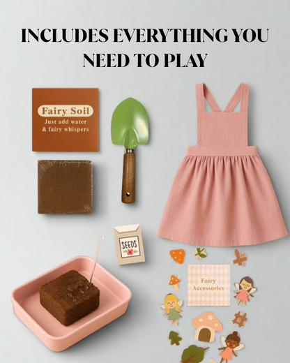 Fairy Gardening Kit for Kids - Complete Sensory Play Set with Real Seeds, Soil & Accessories | The Playmakers Co