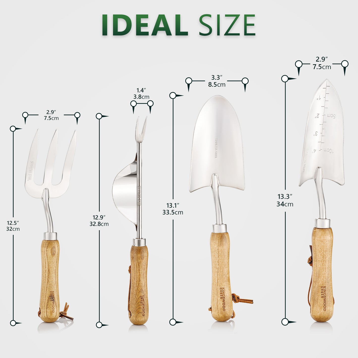 4 Piece Garden Tool Set