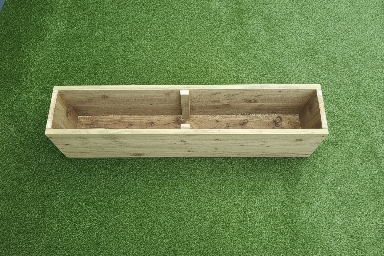 Large 2 Tier Wooden Garden Planters | Rustic Raised Planter Boxes for Outdoor Spaces