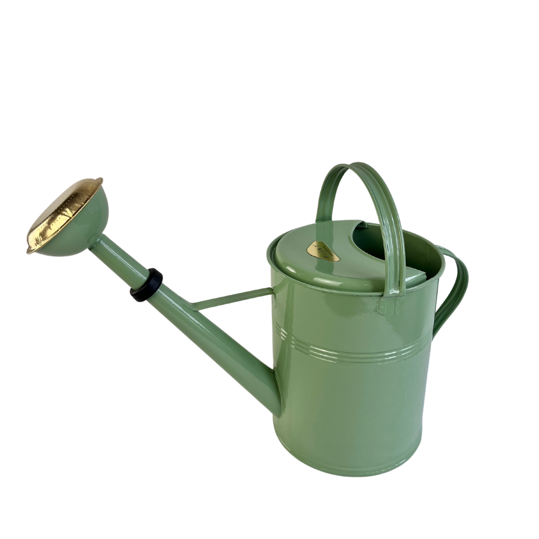 9 Liter Hot-Dip Galvanized Metal Watering Can - Durable Garden & Indoor Use