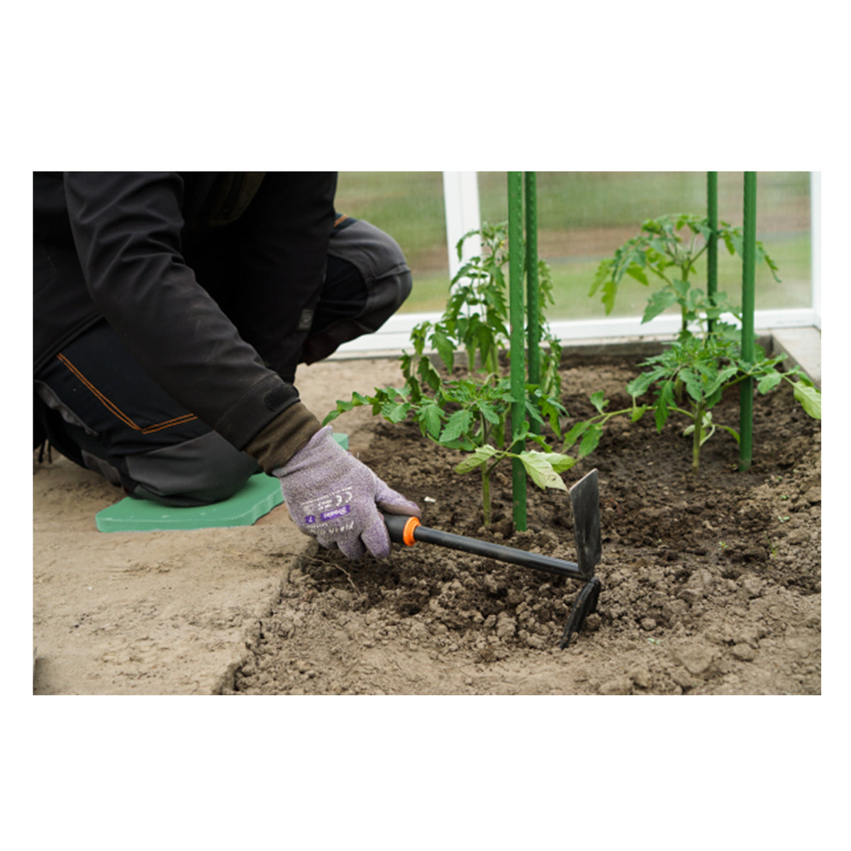 Green Garden Kneeling Mat - High-Density Foam Knee Pad for Gardening (40cm x 20cm)