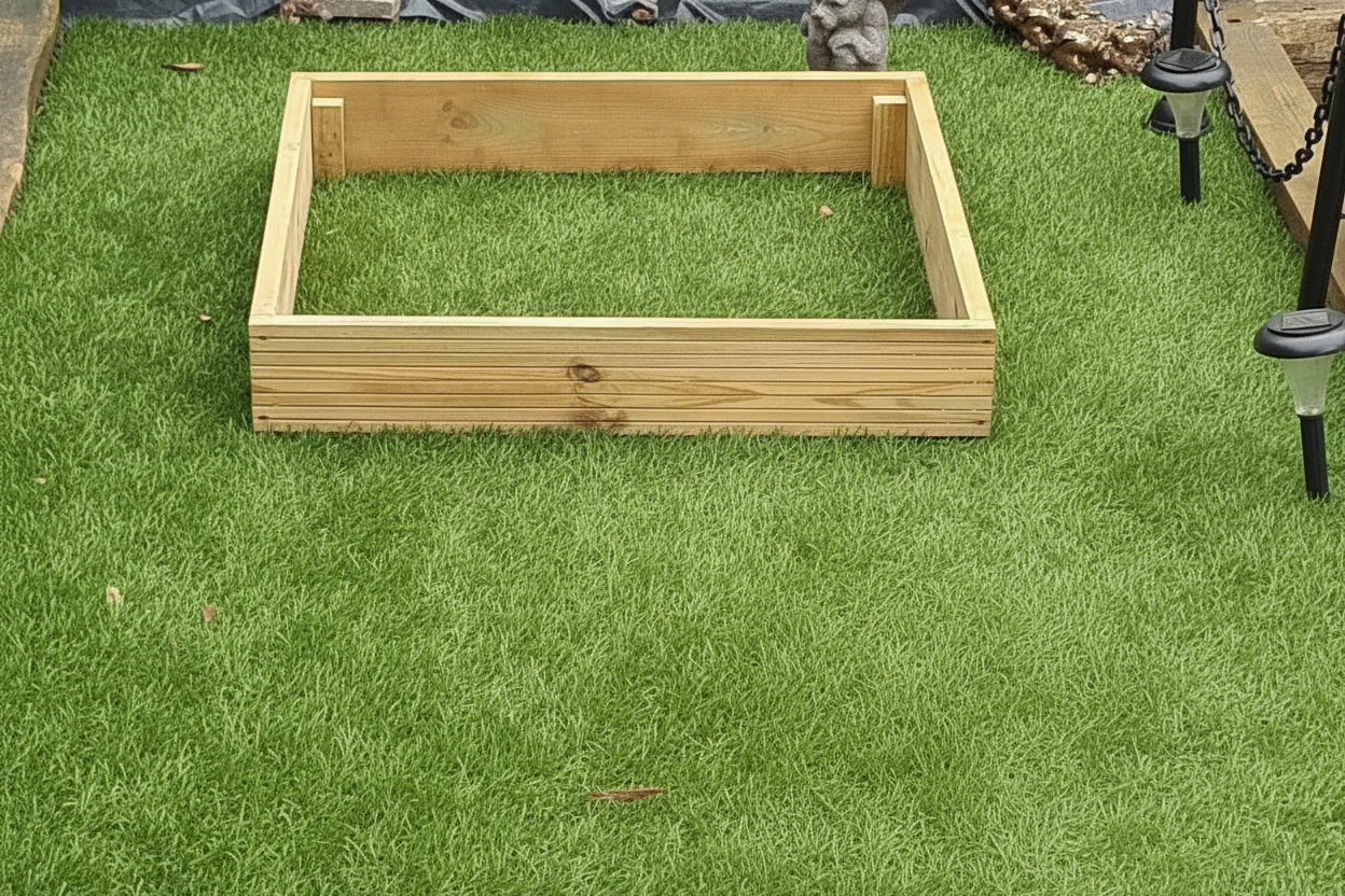 Pressure-Treated Decking Timber Raised Bed Planter | Durable Garden Frame