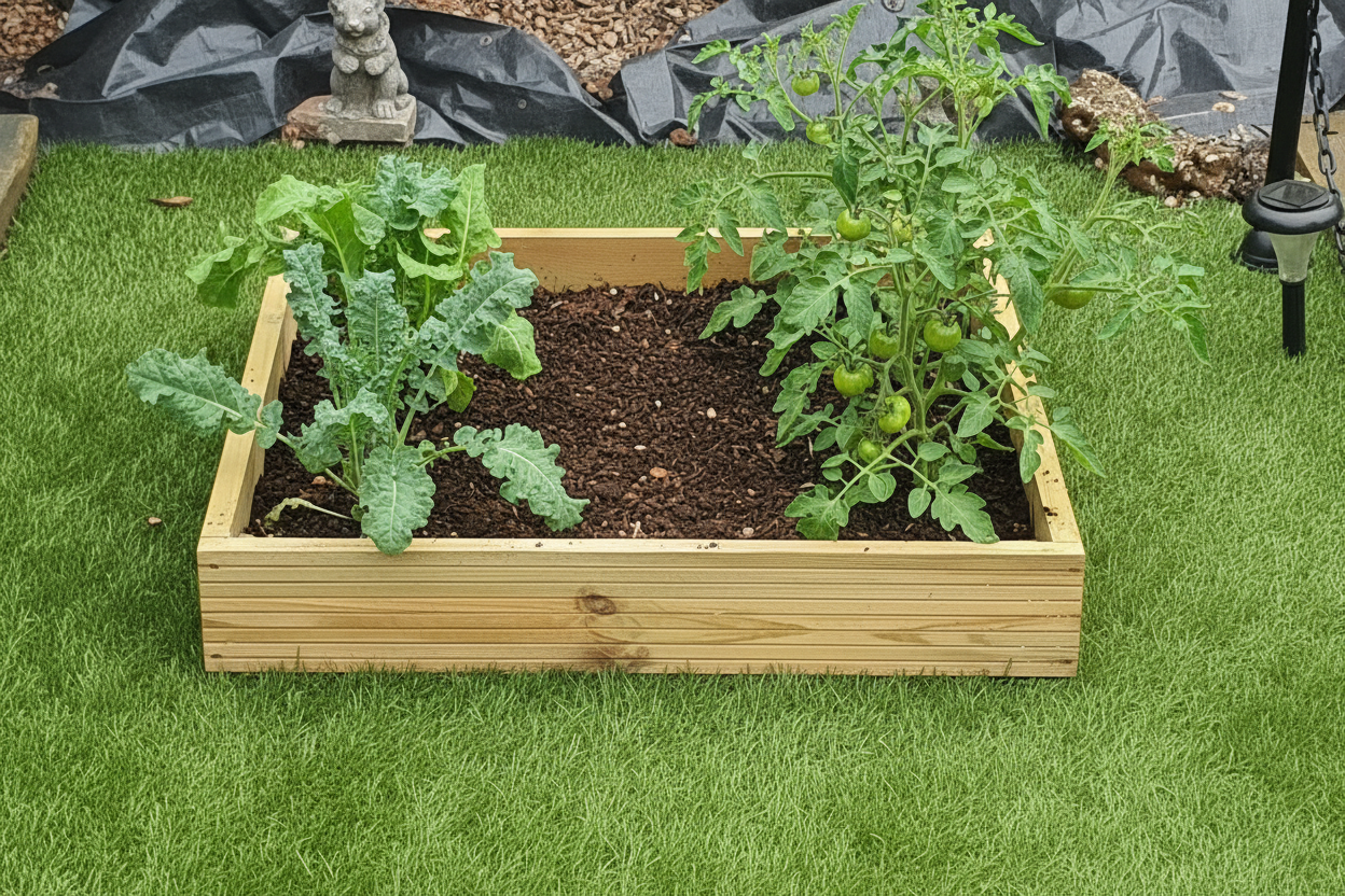 Pressure-Treated Decking Timber Raised Bed Planter | Durable Garden Frame