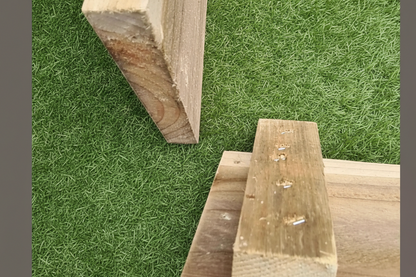 6x1 Timber Raised Planter Bed - Wooden Garden Box, 3 Height Options