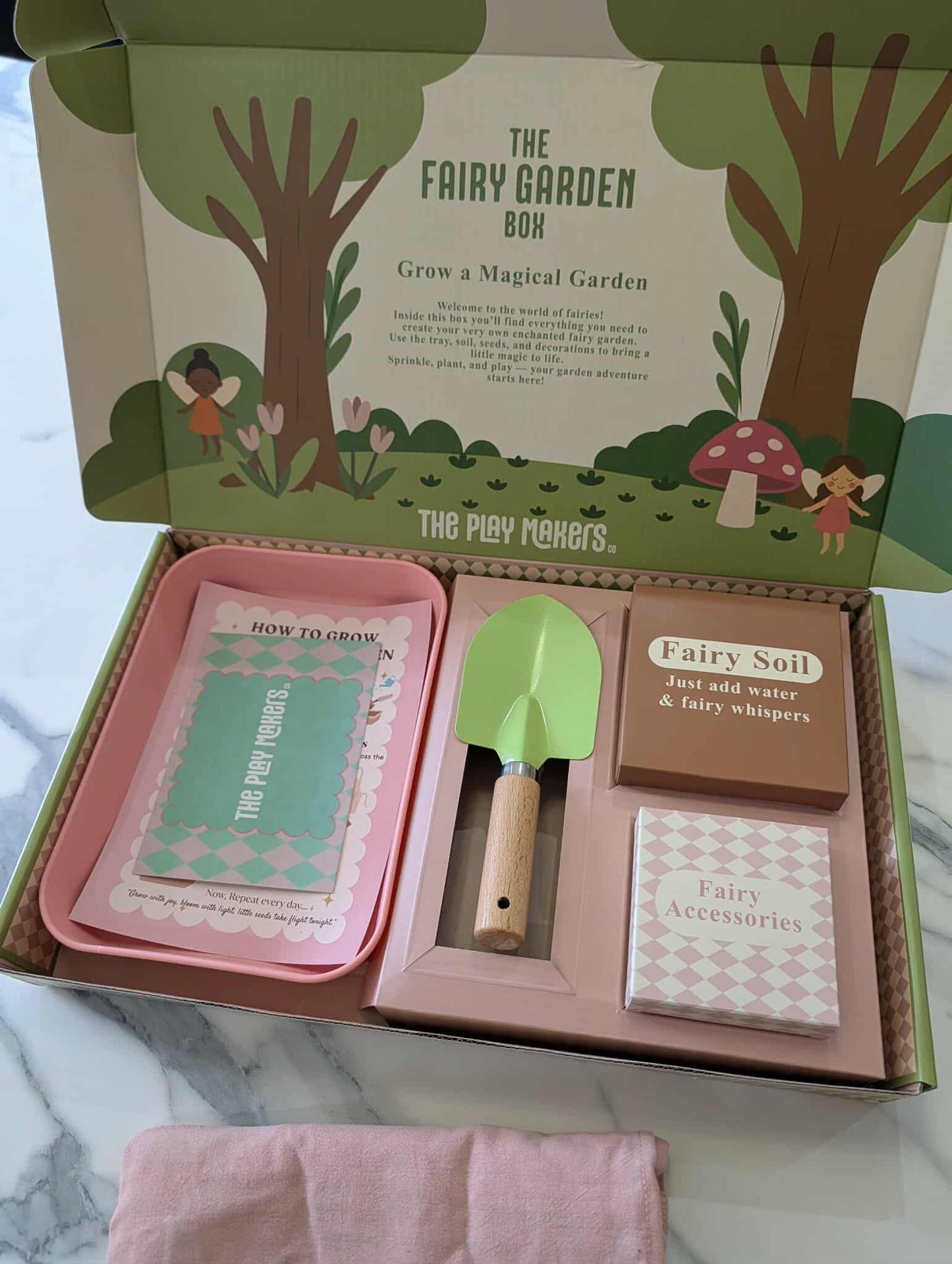 Fairy Gardening Kit for Kids - Complete Sensory Play Set with Real Seeds, Soil & Accessories | The Playmakers Co