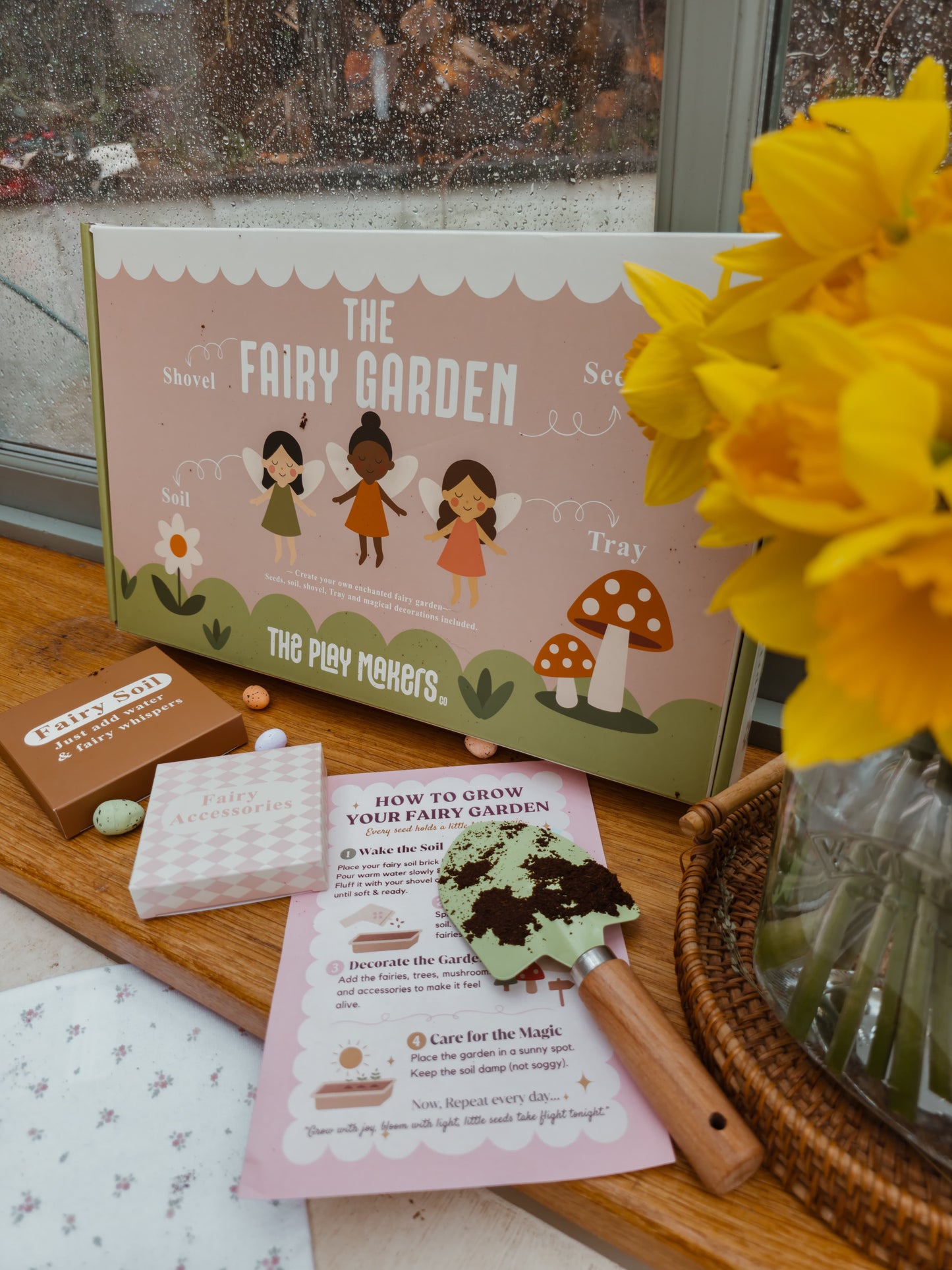 Fairy Gardening Kit for Kids - Complete Sensory Play Set with Real Seeds, Soil & Accessories | The Playmakers Co