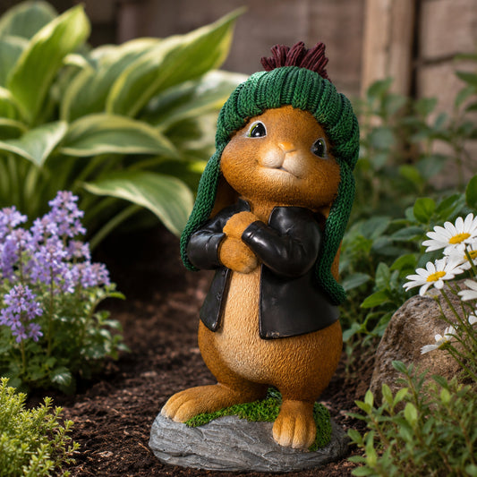 Benjamin Bunny Garden Ornament - Cute Outdoor Decor Statue